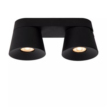 Lucide Trigono - opbouwspot 2L - 22,5 x 10,5 x 9,8 cm- zwart