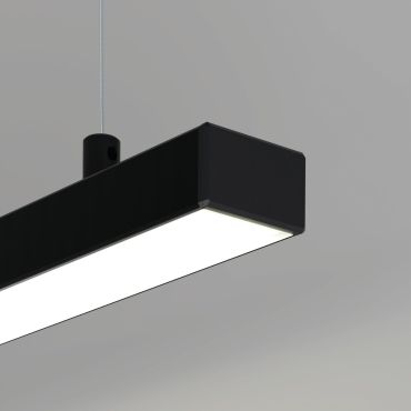 KLUS Glaza-ll - ledprofiel - 2,62 x 1,62 cm - zwart