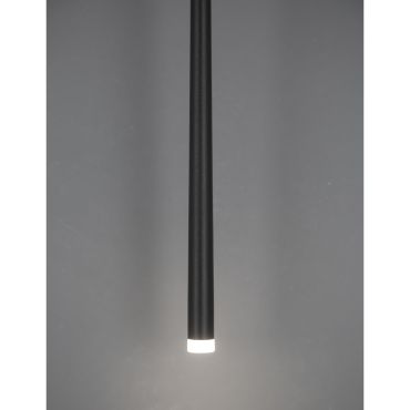 Nova Luce Giono - hanglamp - Ø 8 x 230 cm - 3W LED incl. - zand zwart