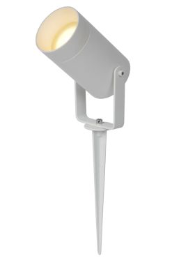 Lucide Taylor - grondspot op piek - Ø 10 x 26 cm - IP65 - wit