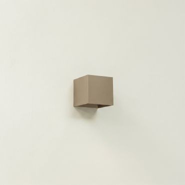 Artdelight Gymm - wandverlichting - 10 x 10 x 10 cm - champagne