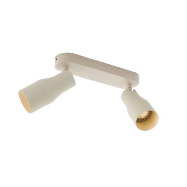 VK Lighting Iluma - wand- en plafondlamp - 27 x 12,8 x 6 cm - beige