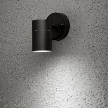 Konstsmide Modena Down - buiten wandlamp - 9,5 x 11,5 x 13,5 cm - IP44 - zwart