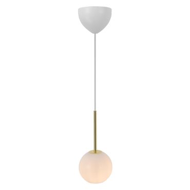 Nordlux Franca 13 - hanglamp - Ø 13 x 27,5 cm - messing