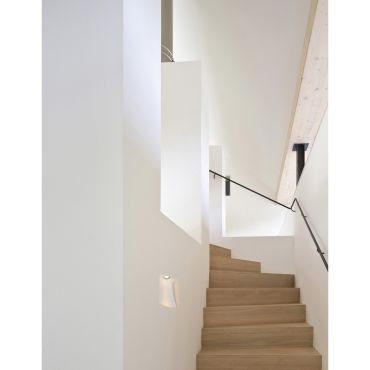 Nova Luce Cirocco - inbouw wandverlichting - 17 x 14,2 cm - 1W LED incl. - wit gips