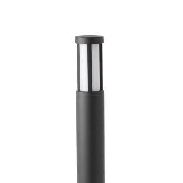 Faro Logar - tuinpaal - Ø 8 x 65 cm - 12W LED incl. - IP54 - donkergrijs