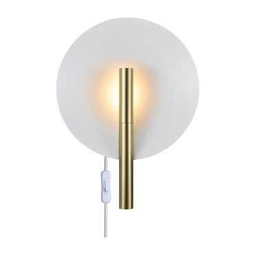 Design For The People Furiko - wandlamp - 31,6 x 42,3 cm - geborsteld messing