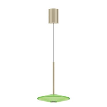 VK Lighting Sora - hanglamp - Ø 20 x 336 cm - 10W dimbare LED incl. - groen