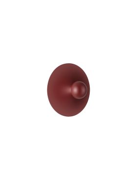 Nova Luce Edem - wandlamp - Ø 25 x 11 cm - 9W LED incl. - rood