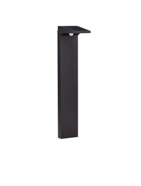 Nova Luce Tek - tuinpaal - 11,3 x 65 x 19 cm - 1W LED incl. - IP54 - zandzwart