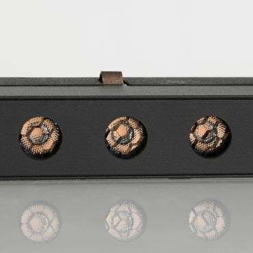 Nova Luce Kozy 24V - armatuur voor magnetisch profielsysteem - 100 x 3 cm - 26W LED incl. - zandzwart