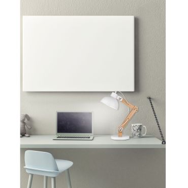 Nova Luce Lila - tafellamp - 59 cm - wit en bruin