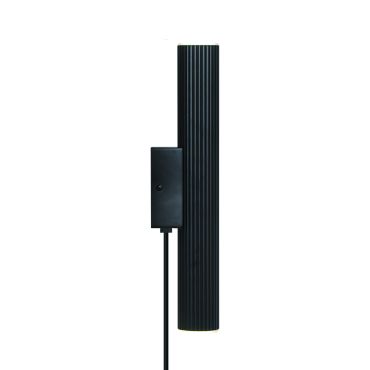 Nordlux Vico long - wandlamp - Ø 5 x 35 cm - zwart