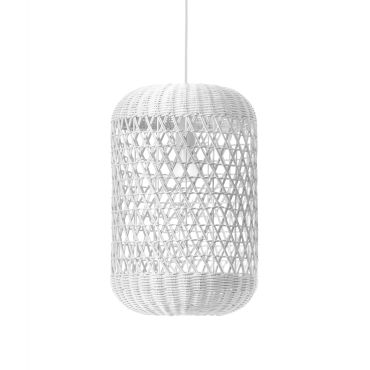 Nova Luce Aurora - hanglamp - Ø 24,5 x 250 cm - wit