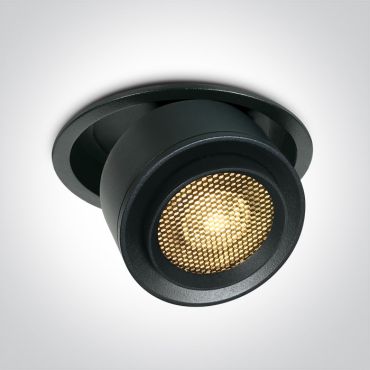 ONE Light Pop Up Range - inbouwspot - Ø 134 mm x Ø 120 mm inbouwmaat - 25W LED incl. - zwart