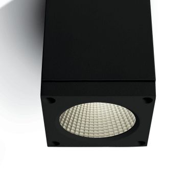 ONE Light Outdoor Ceiling Cylinders - buiten plafondverlichting - 8 x 8 x 10,7 cm - 6W LED incl. - IP54 - zwart