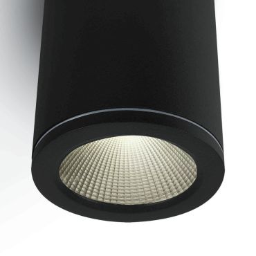 ONE Light Outdoor Ceiling Cylinders - buiten plafondverlichting - Ø 8 x 10,5 cm - 6W LED incl. - IP54 - zwart