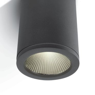ONE Light Outdoor Ceiling Cylinders - buiten plafondverlichting - Ø 8 x 10,5 cm - 6W LED incl. - IP54 - antraciet