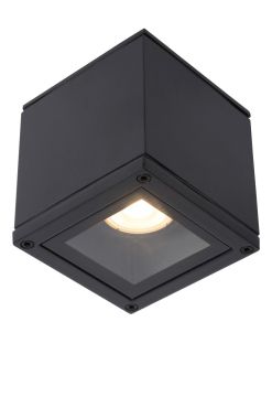 Lucide Aven - Opbouwspot - 9,3 x 9,3 x 9,6 cm - IP65 - zwart