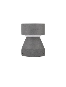 Nova Luce Lua - tuinpaal - Ø 16 x 22 cm - 12W LED incl. - IP65 - zwart