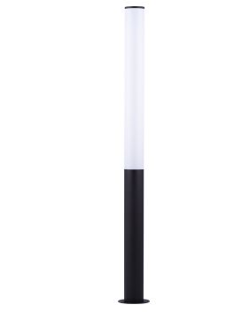 Nova Luce Tube - tuinpaal - Ø 13 x 120 cm - 27W LED incl. - IP54 - zandzwart