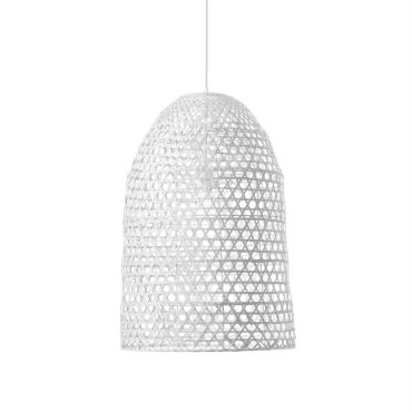 Nova Luce Aurora - hanglamp - Ø 40,5 x 250 cm - wit