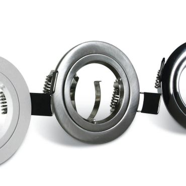 ONE Light - inbouwspot - Ø 79 mm, Ø 70 mm inbouwmaat - geborsteld chroom