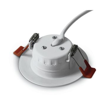 ONE Light - inbouwspot - Ø 90 mm, Ø 68 mm inbouwmaat - 3W LED incl. - wit - warm witte lichtkleur