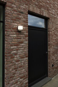 Lutec Doblo - buiten wandverlichting met bewegingsmelder - 10,3 x 11 x 14,6 cm - 14W LED incl. - IP54 - donkergrijs