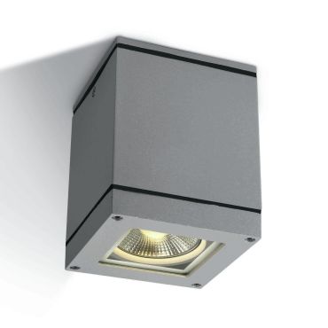 ONE Light PAR30 Outdoor Cubes - buiten plafondverlichting - 10,8 x 10,8 x 14 cm - IP54 - grijs