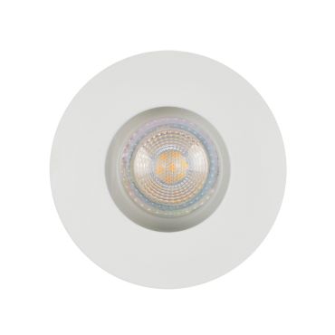 Projectlight Zeus - inbouwspot - Ø 90 mm, Ø 74 mm inbouwmaat - IP65 - wit