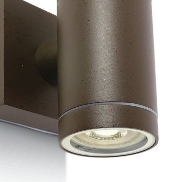 ONE Light Outdoor Cylinders - buiten wandverlichting - 6,5 x 12,1 cm - IP54 - roestbruin
