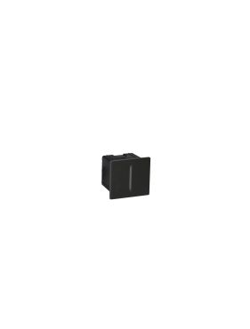 Nova Luce Aizen - inbouw wandverlichting - 7 x 6,5 x 5,6 cm - 3W LED incl. - IP65 - donker antraciet
