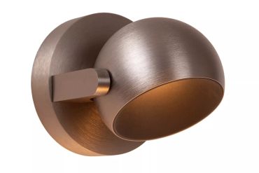 Lucide Esfera - opbouwspot - Ø 11,2 x 10,1 cm - 10W dimbare LED incl. - grijs ijzer