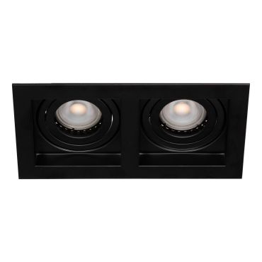 Projectlight Bloq 2L - inbouwspot - 180 x 100 mm, 171 x 92 mm inbouwmaat - zwart