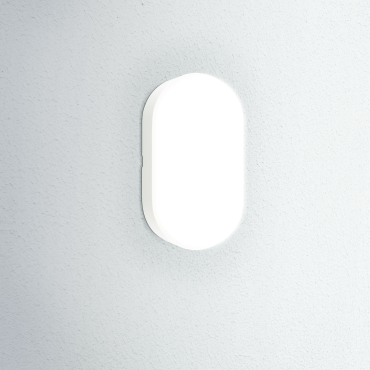 Century Italia Oasi CCT - wand/plafondlamp - 12 x 6,3 x 21,2 cm - 14W LED incl. - IP65 - wit