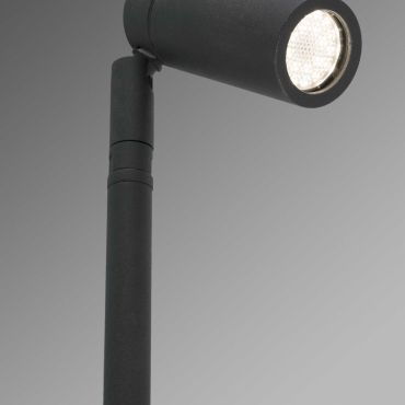 Faro Seth 60 - grondspot op piek met stekker - Ø 4 x 8,5 x 60 cm - 6W LED incl. - IP44 - zwart
