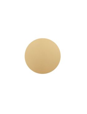 Nova Luce Cyrcle - wandlamp - Ø 22 x 3,2 cm - 12W LED incl. - mat goud