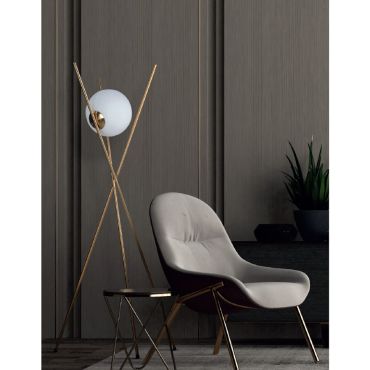 Maxlight Xena - staanlamp - 150 cm - messing