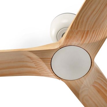 Faro Heywood S - plafondventilator - Ø 90 cm - mat wit en den