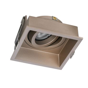 Artdelight Rex - inbouwspot - 92 x 92 mm, 86 x 86 mm inbouwmaat - champagne