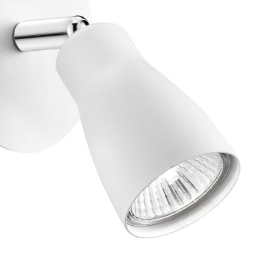 Nova Luce Cono - opbouwspot - 8 x 13,5 x 15,7 cm - mat wit