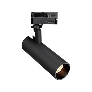 SHOWROOMMODEL - Maxlight Shinemaker - railspot - 3-fase railsysteem - Ø 5,5 x 19,6 cm - 15W dimbare LED incl. - zwart