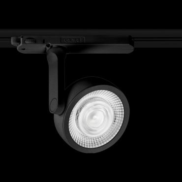 Maxlight Charon - railspot - 3-fase railsysteem - 17 x 10,2 x 14,8 cm - 15W LED incl. - zwart