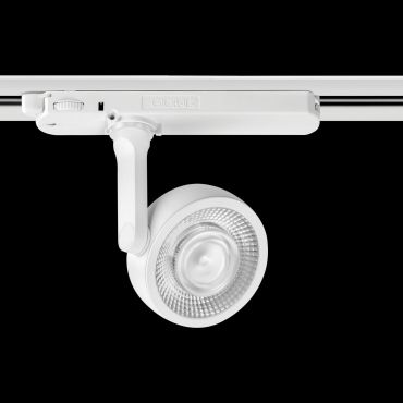 Maxlight Charon - railspot - 3-fase railsysteem - 17 x 10,2 x 14,8 cm - 15W LED incl. - wit