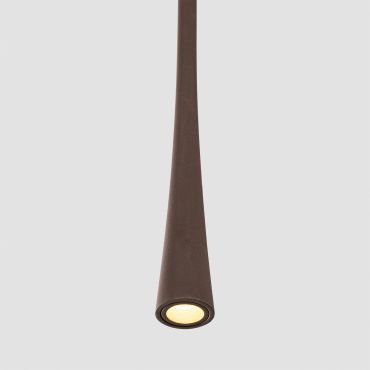 Faro Diana 800 - hanglamp - Ø 3,2 x 80 cm - 6W LED incl. - donkerbruin
