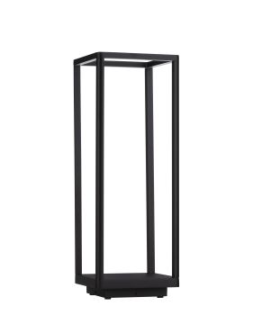 Nova Luce Misti - tuinpaal - 18 x 50 x 18 cm - 9W LED incl. - IP65 - donker antraciet