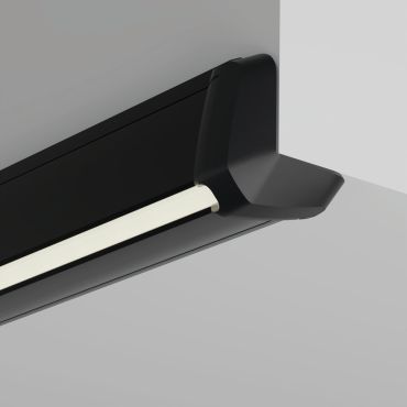 KLUS Roger - hoek ledprofiel - 3,1 x 3,1 cm - zwart
