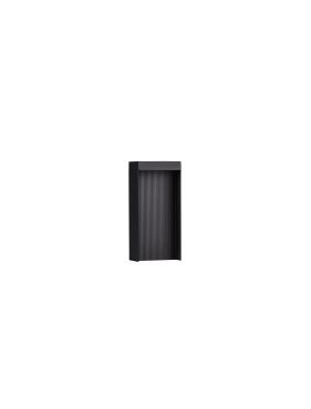 Nova Luce Alley - tuinpaal - 14 x 30 x 8 cm - 8W LED incl. - IP65 - donker antraciet