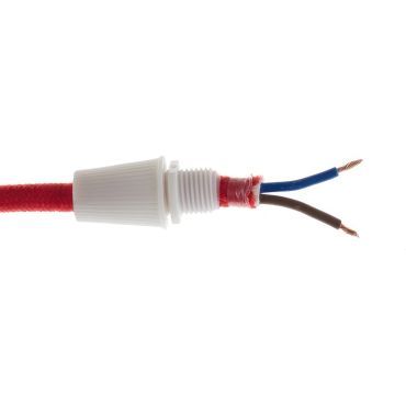 Creative Cables - snoeraanspanner - Ø 1,3 x 1,7 cm - wit